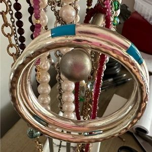 TWO VINTAGE STERLING BRACELETS -STAMPED 925 & 950